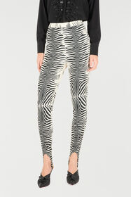 RC Zebra-Print Leggings Black/White UKT204-ORN49