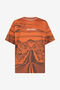 JC Long Way Print T-Shirt JC Long Way Print T-Shirt APRICOT ORANGE VFT049-VF093