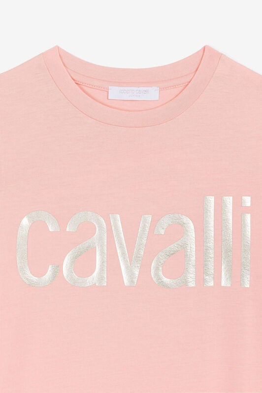 JU Logo-Print T-Shirt JU Logo-Print T-Shirt Pink OJT650-ISA2J