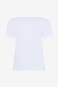 RC Weißes T-Shirt mit Leoparden-Grafik WHITE TOT60B-JD003