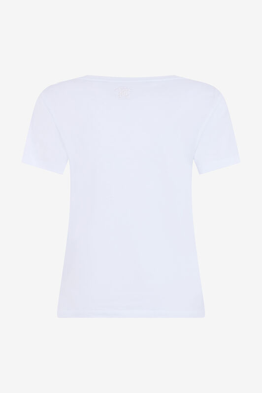 RC Weißes T-Shirt mit Leoparden-Grafik RC Weißes T-Shirt mit Leoparden-Grafik WHITE TOT60B-JD003