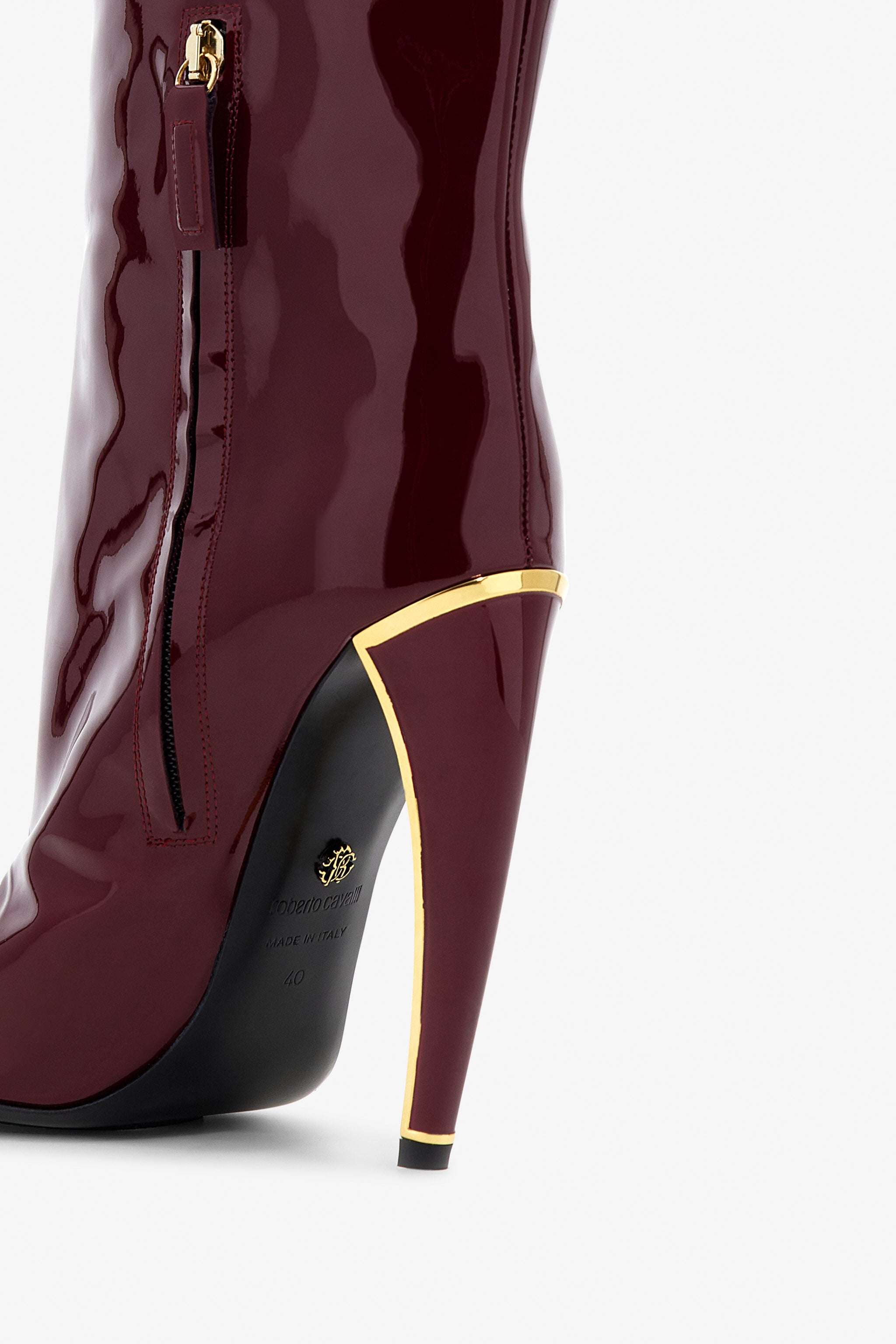 RC Patent Leather Knee-High Boots RC Patent Leather Knee-High Boots Purple TKS015-PZV00