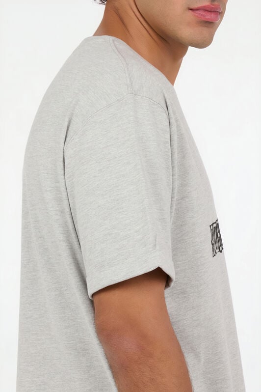 RC Grey Mélange T-Shirt with Snake and Logo RC Grey Mélange T-Shirt with Snake and Logo GREY MELANGE ROT60D-JD055