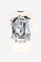 JC T-Shirt With Print And JC Monogram JC T-Shirt With Print And JC Monogram White UFT130-UF184