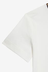 JU Cotton T-shirt with print OPTICAL WHITE VJT62J-JD001