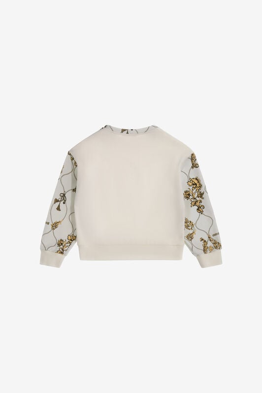 JU Logo Sweatshirt JU Logo Sweatshirt White SJT915-CF050