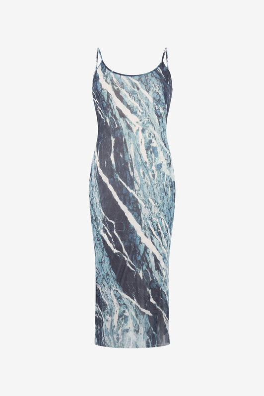 RC Rubane-Print Midi Dress RC Rubane-Print Midi Dress Dark blue UKT11B-6HN22