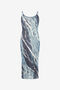 RC Rubane-Print Midi Dress RC Rubane-Print Midi Dress Dark blue UKT11B-6HN22