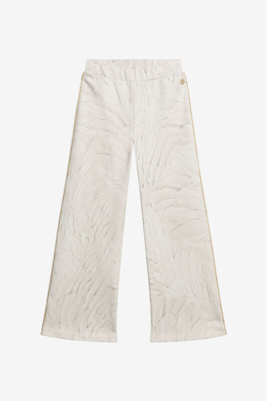 JU Pantalon Imprimé Allover Plumage JU Pantalon Imprimé Allover Plumage IVORY TJT22R-5ON15