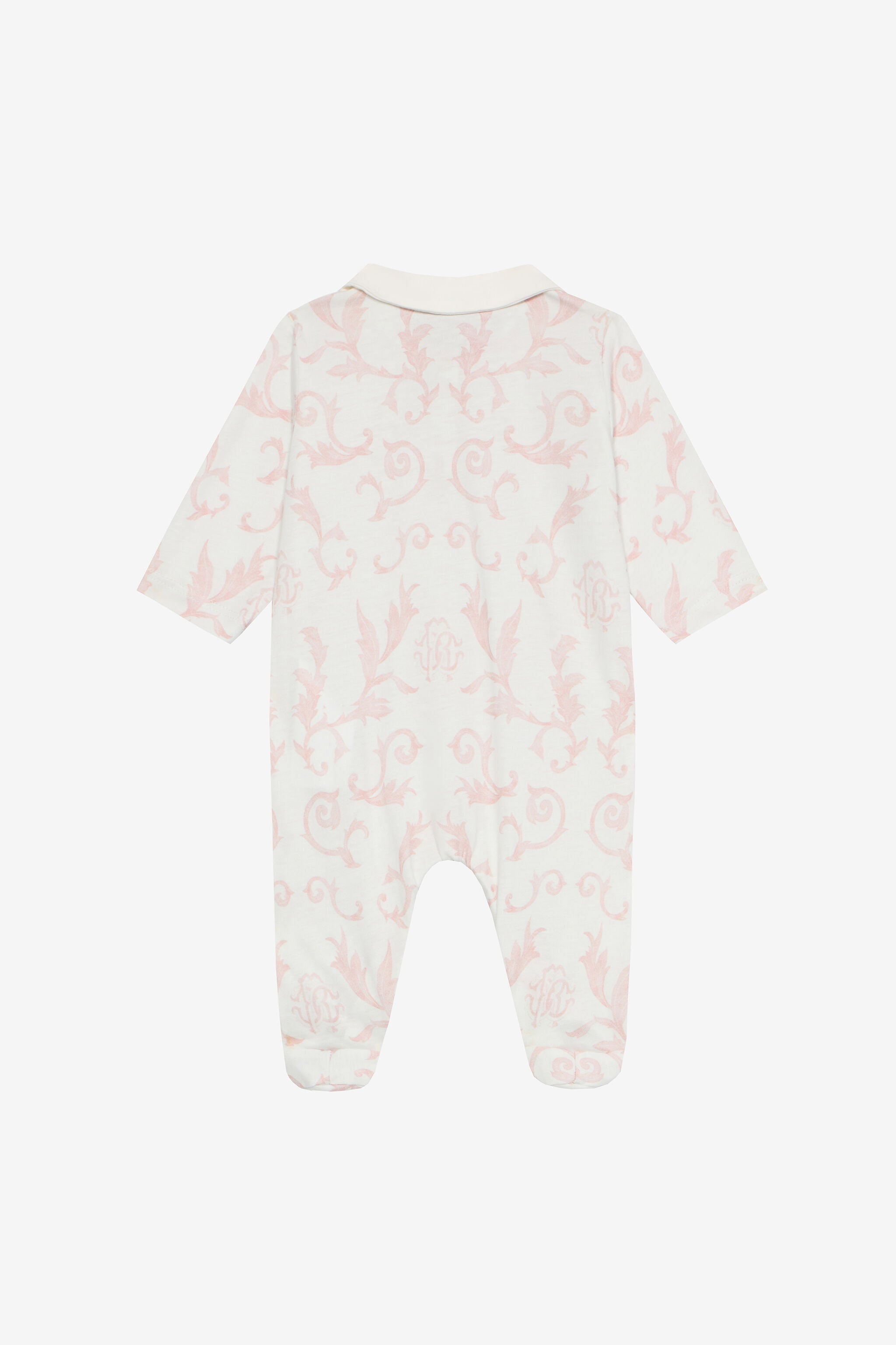 JU Bodysuit And Hat Set With All-Over Print JU Bodysuit And Hat Set With All-Over Print Pink UJT809-JFO36