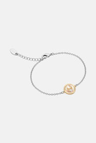 JC Set Just Cavalli Donna. Include un bracciale e un orologio Glam Argento/Oro RALT63-IT063