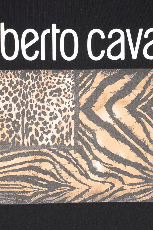 RC Animal print T-shirt with logo Black OOT60G-JD060