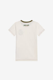JC T-Shirt with Embroidered Logo MARSHMALLOW XFT60U-JD003