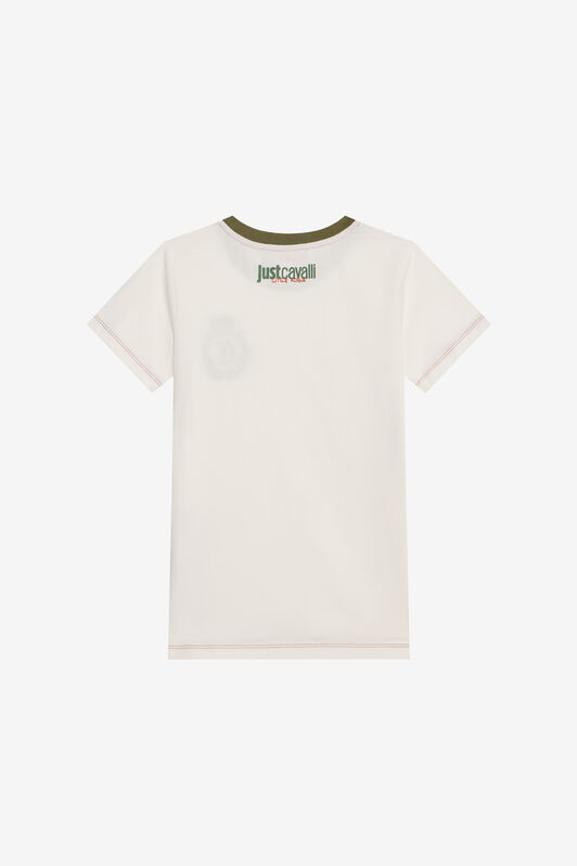 JC T-Shirt with Embroidered Logo JC T-Shirt with Embroidered Logo MARSHMALLOW XFT60U-JD003