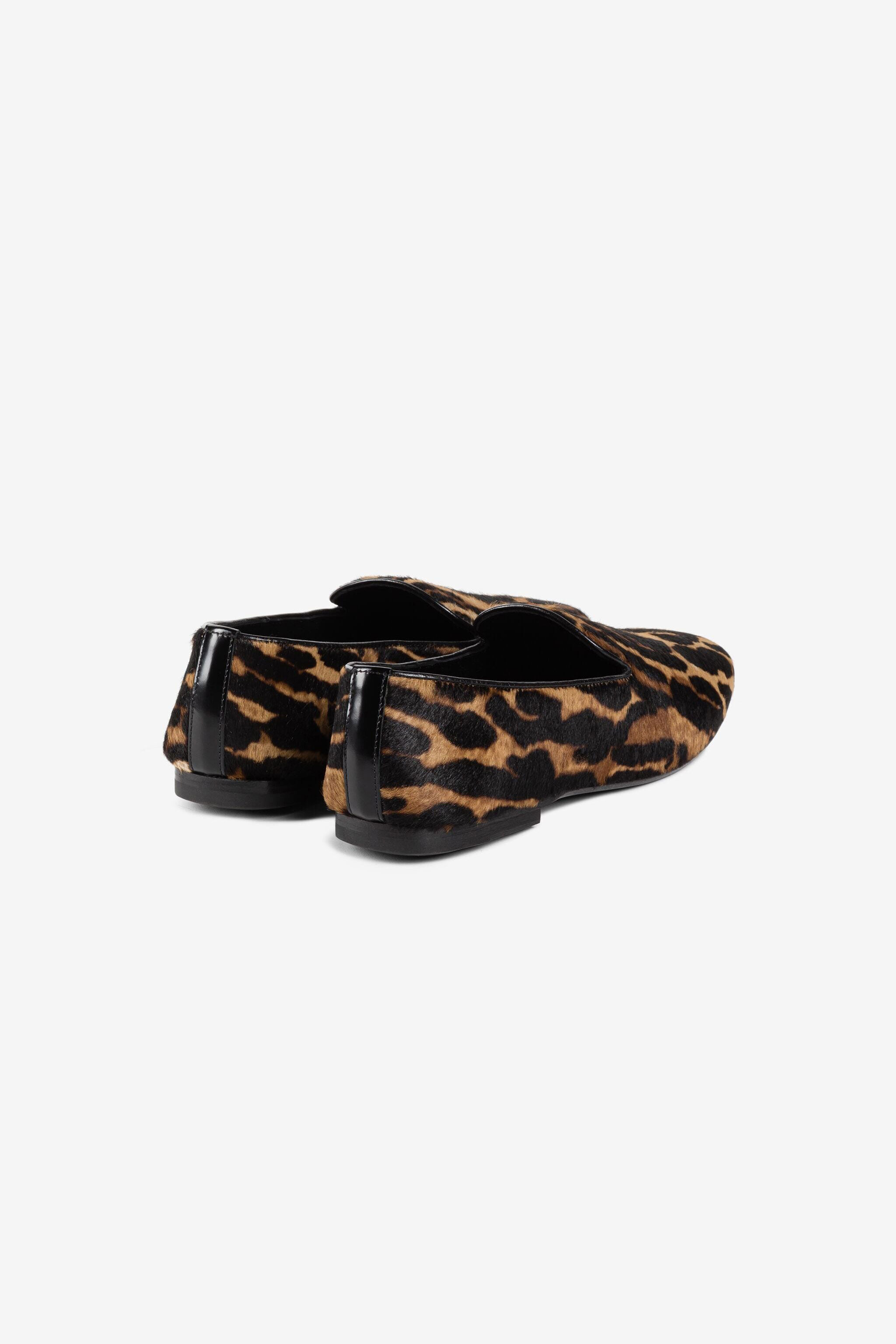 RC Mocasines con piel de becerro y estampado Ocelot LEOPARD PKS001-ZW027