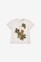 JU T-shirt con logo e stampa JU T-shirt con logo e stampa Bianco SJT647-JD001