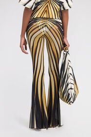 RC Ray Of Gold Print Trousers Gold TKT204-6HM33