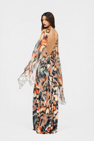 RC Vestido Estampado Butterfly BLACK/MULTICOLOR XQT193-JRT28