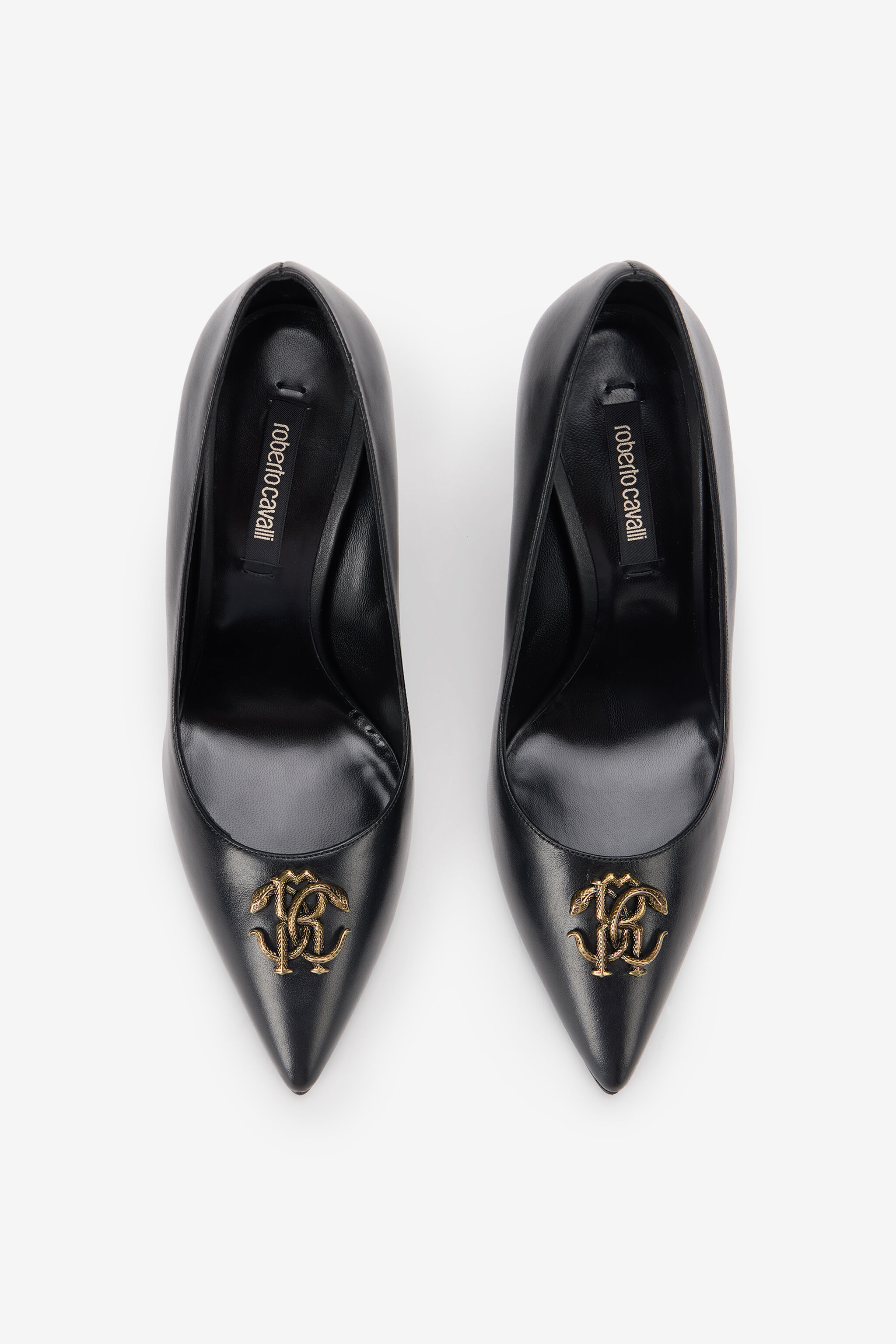 RC Black Pumps With Gold Bee Detail BLACK TOS00P-PZC15