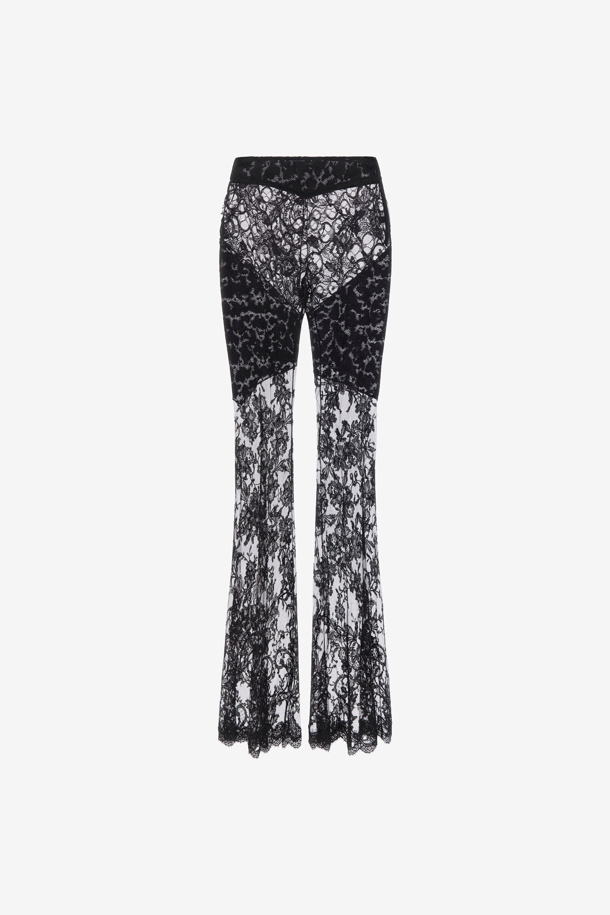 RC Black Flare Transparent Trousers RC Black Flare Transparent Trousers Nero RWT201-RP003