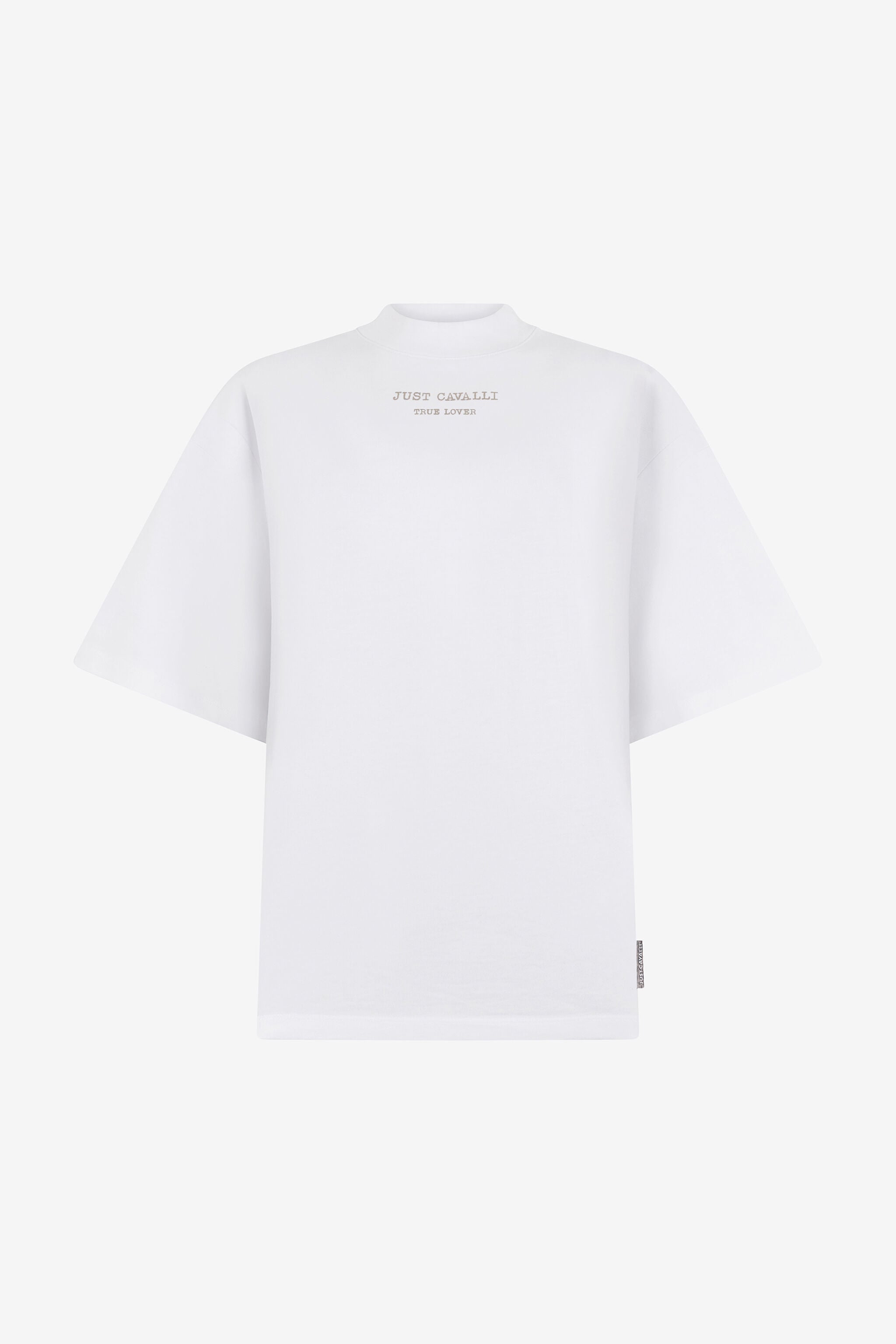 JC T-Shirt mit Frontprint in Weiß JC T-Shirt mit Frontprint in Weiß WHITE/GOLD VFT195-VF318