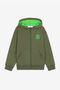 JU RC Monogram Cotton Hoodie JU RC Monogram Cotton Hoodie Green RJT923-CF050