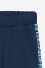 JU Pantaloni Sportivi Con Bande Logate Blu scuro UJT20D-CF050