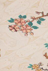 RC Abito Extralungo In Pura Seta con Stampa Oriental Bird Avorio/Rosa VKT141-CTP76