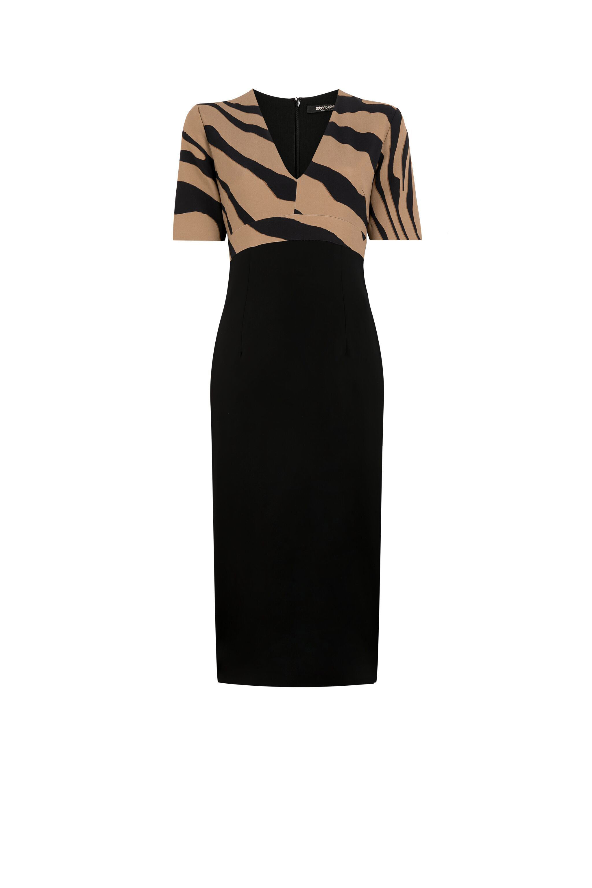 RC Tiger-Print Dress RC Tiger-Print Dress Light brown KOT10A-ORL60