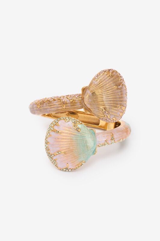 RC Pulsera Rígida Con Conchas RC Pulsera Rígida Con Conchas Oro UWG019-AM072