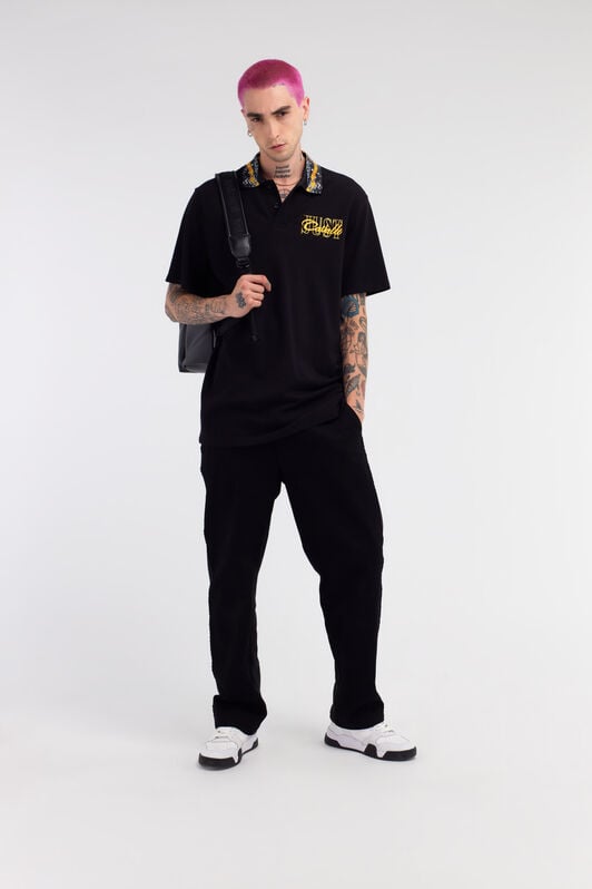 JC Polo logo tiger Just Cavalli JC Polo logo tiger Just Cavalli Nero RRT901-RR163