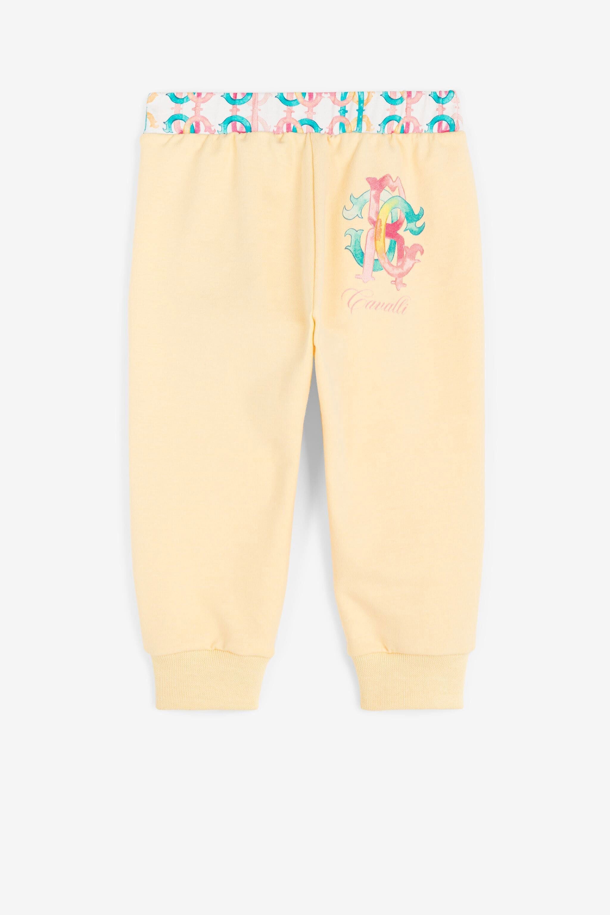 JU Pantaloni sportivi con monogramma JU Pantaloni sportivi con monogramma Giallo QJT250-CF050