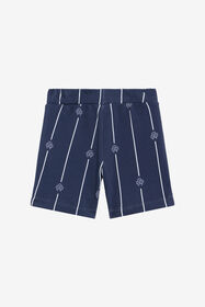 JU Short en coton imprimé NAVY VJT205-5OP27