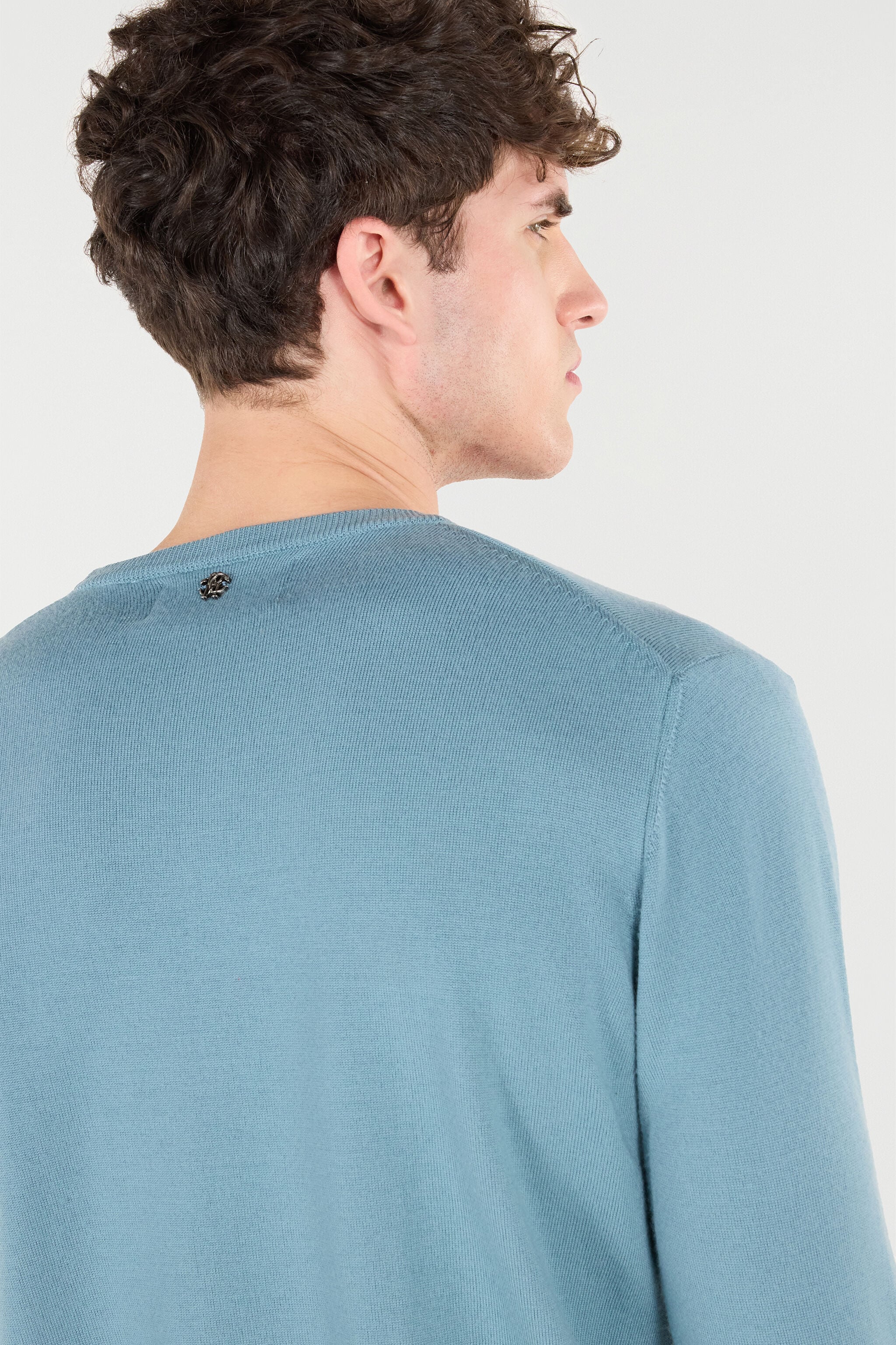 RC Wool Crew-Neck Sweater RC Wool Crew-Neck Sweater BLUE AVIO POM60D-MQ001