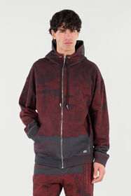 RC Sweatshirt Mit Kapuze Und Reißverschluss Schwarz/Rot VNT69D-FOP69