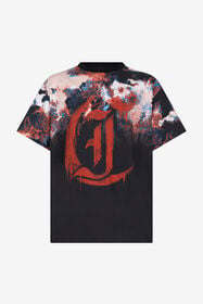 JC Rusty Stain Print T-Shirt 899 BLACK +MS3 MULTI VFT039-VF083