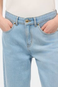 JC Jupe-Culotte En Denim Avec Lavage Clair Bleu clair UFJ011-UF138