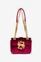 JC Cherry Velvet Shoulder Bag Snake Buckle JC Cherry Velvet Shoulder Bag Snake Buckle CILIEGIA VFB061-VF693