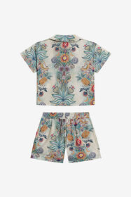 JC Hemd Und Bermuda-Set Mit Tropical Garden Print TROPICAL GARDEN WFT70R-CH028