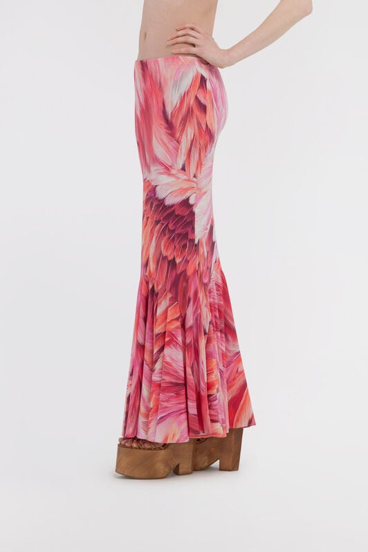 RC Plumange Print Skirt RC Plumange Print Skirt Fuchsia SWT306-LNL71