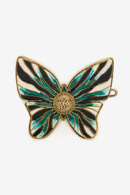 RC Pince À Cheveux Papillon Imprimé Ray Of Sea Bleu clair VKG003-AM021