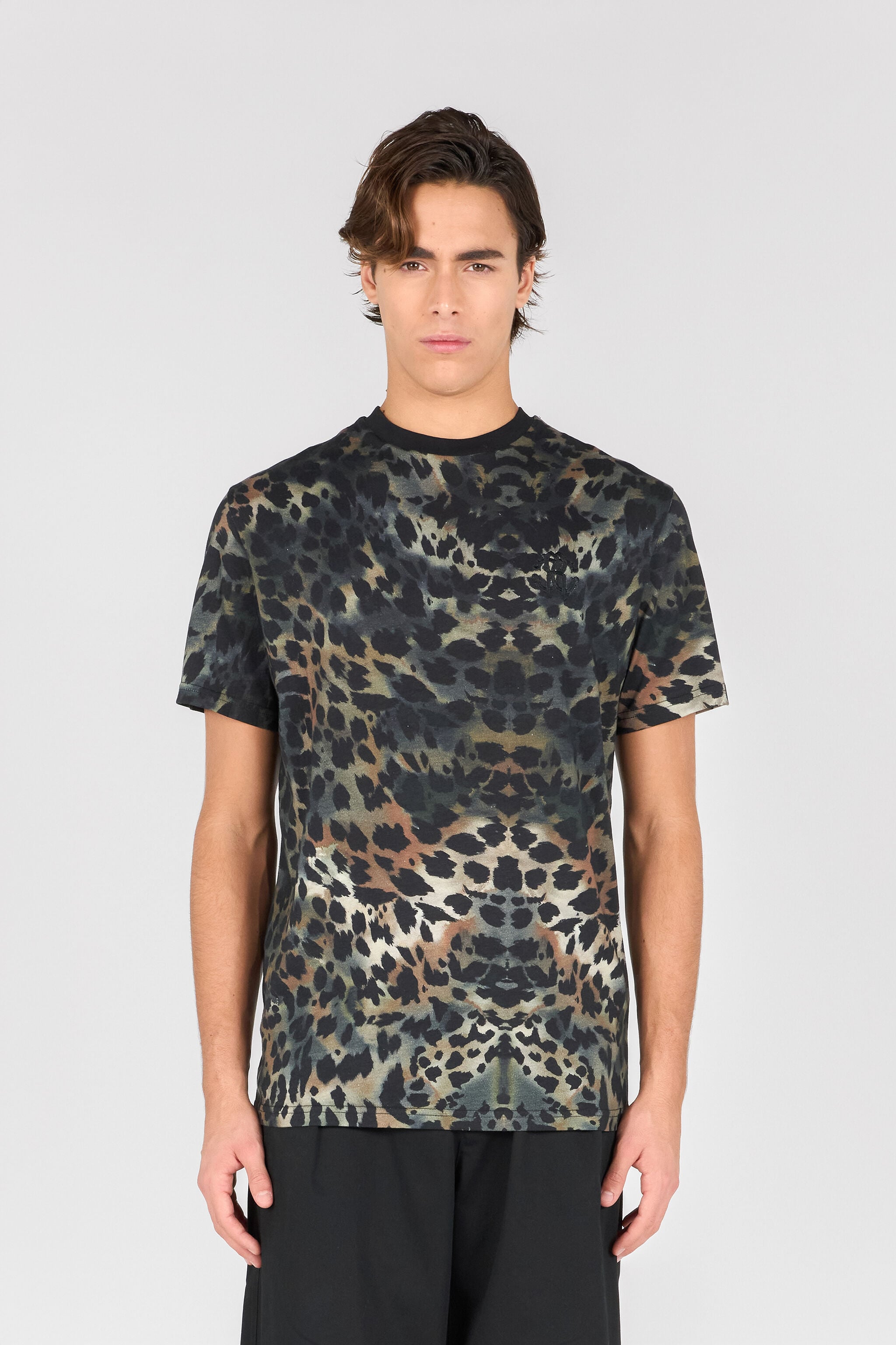 RC Jaguar Skin print T-shirt MILITARY GREEN OOT60J-JFO63