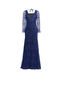 RC Blue layered lace gown RC Blue layered lace gown Blue HQR196-RP061