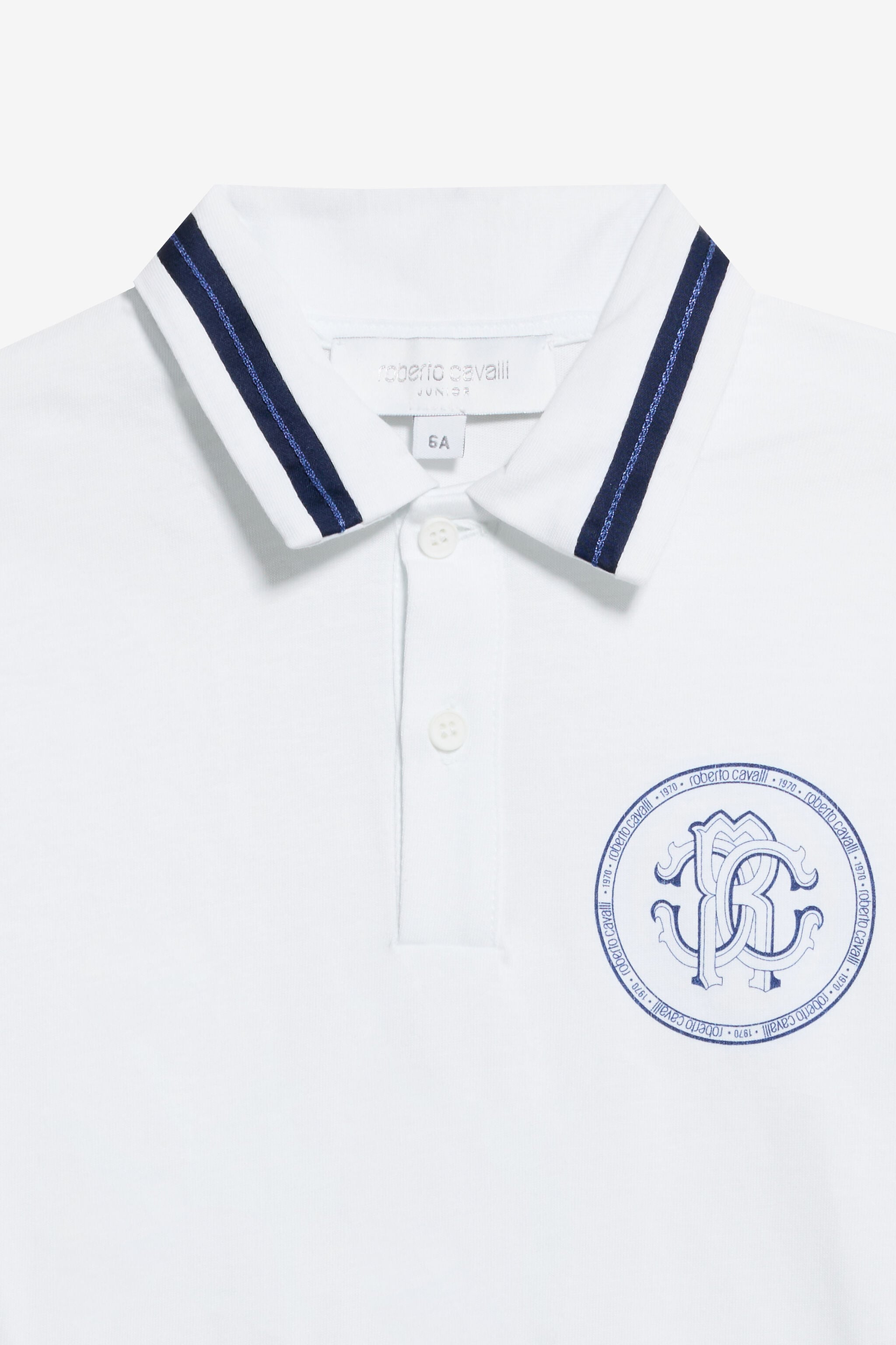 JU Cotton Polo Shirt JU Cotton Polo Shirt OPTICAL WHITE TJT61I-JD001