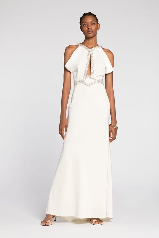 RC Crystal-embellished mermaid dress RC Crystal-embellished mermaid dress White QKR199-SE048