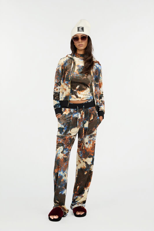 JC Rusty Stain Print Trousers JC Rusty Stain Print Trousers MULTICOLOR SCURO VFT158-VF237