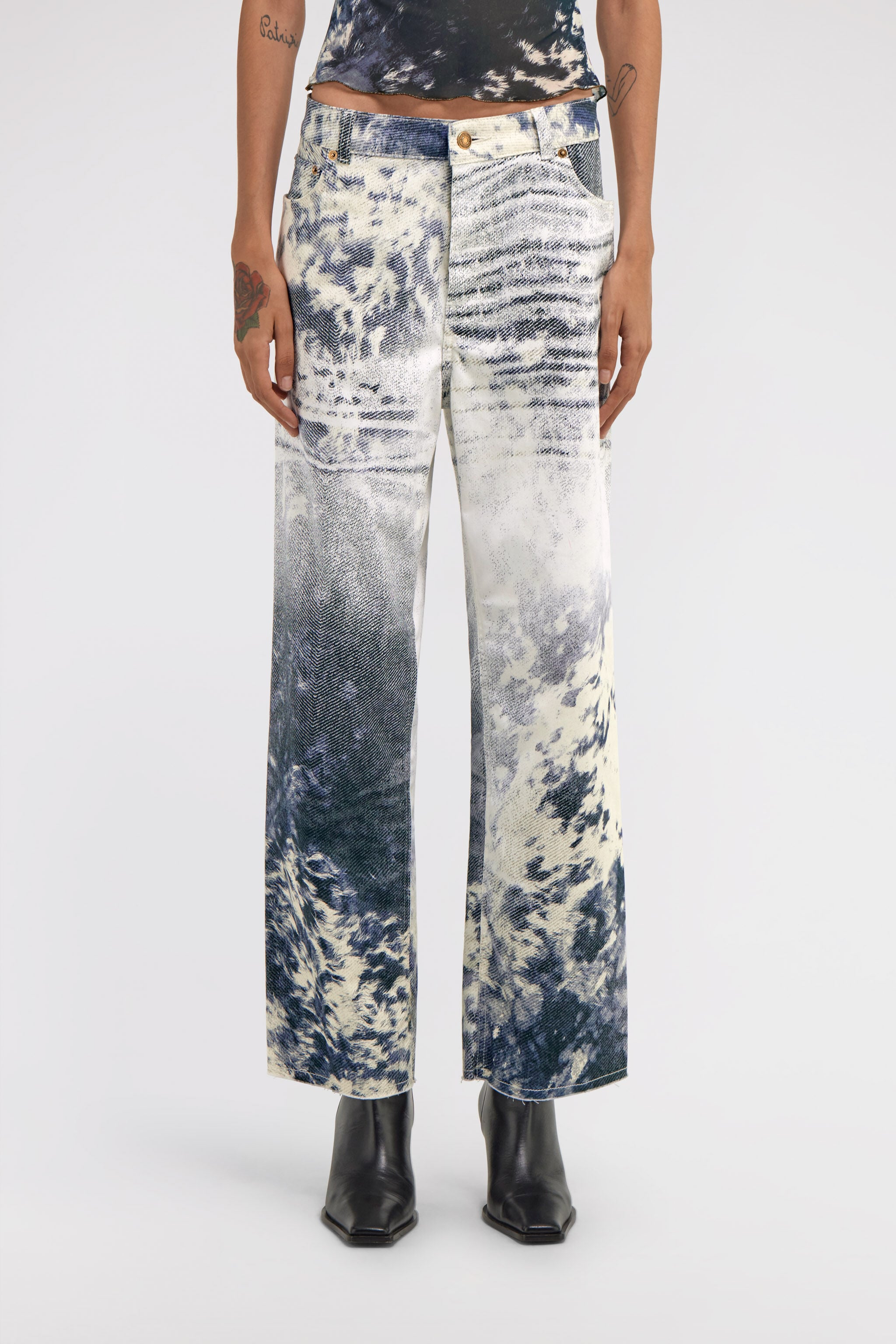 RC Jeans à Imprimé Appaloosa RC Jeans à Imprimé Appaloosa Bleu TKJ206-DAN09