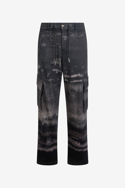 RC Mélange Grey Pants with Washed Effect RC Mélange Grey Pants with Washed Effect GREY MELANGE VNT25C-FOP69