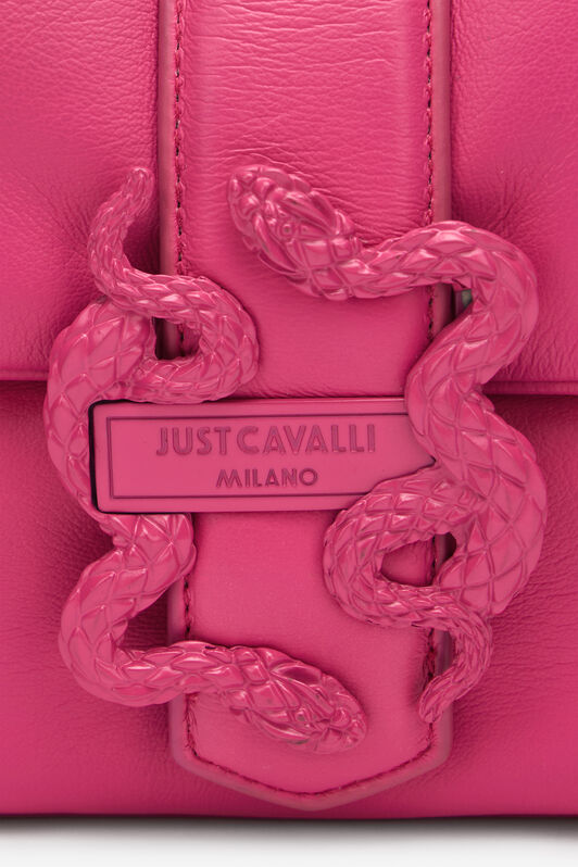 JC Rectangular Bag With Mirror Snake JC Rectangular Bag With Mirror Snake Fuchsia UFB051-UF420