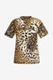 RC T-shirt with Jaguar Skin print RC T-shirt with Jaguar Skin print Marron clair SKT61B-3PG34